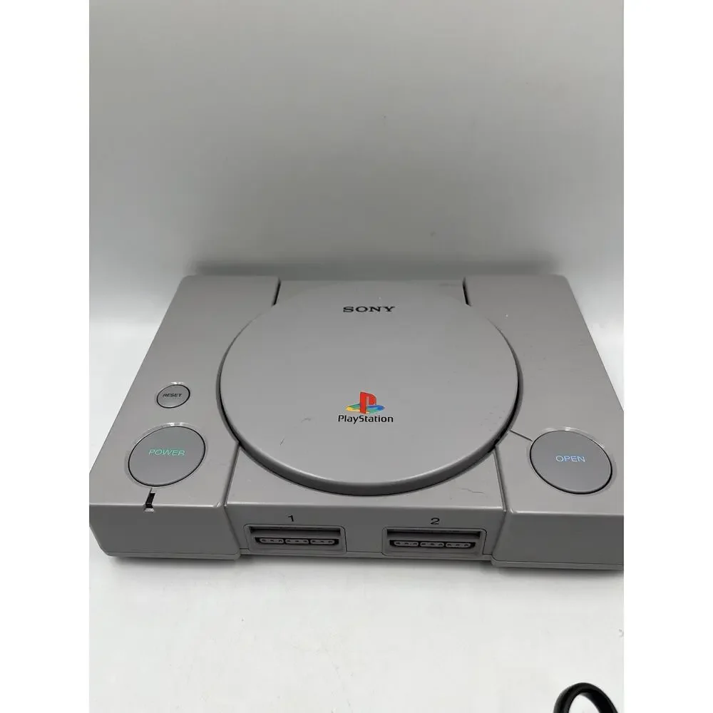 Sony PlayStation 1 Console + Original Controller & Cords - Tested Great